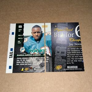 Error Football Trading Card Set